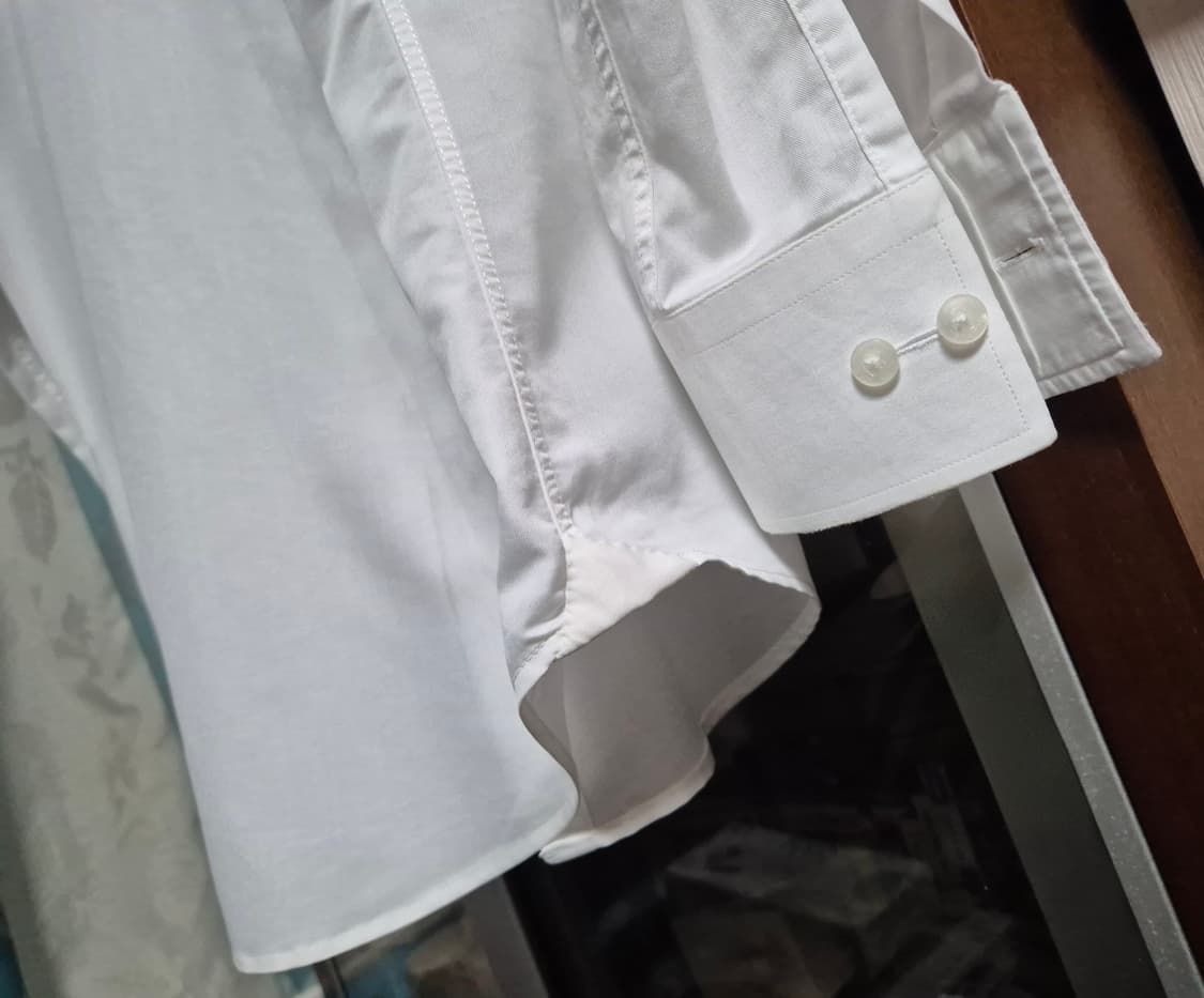 화이트 셔츠 2벌 일괄 상품이미지10