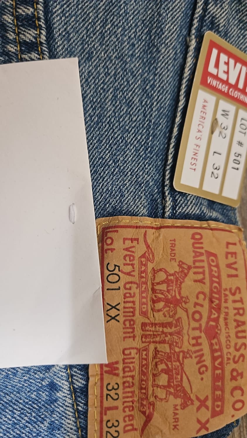 리바이스 LVC 1955 501 블랙잭 32x32 상품이미지4