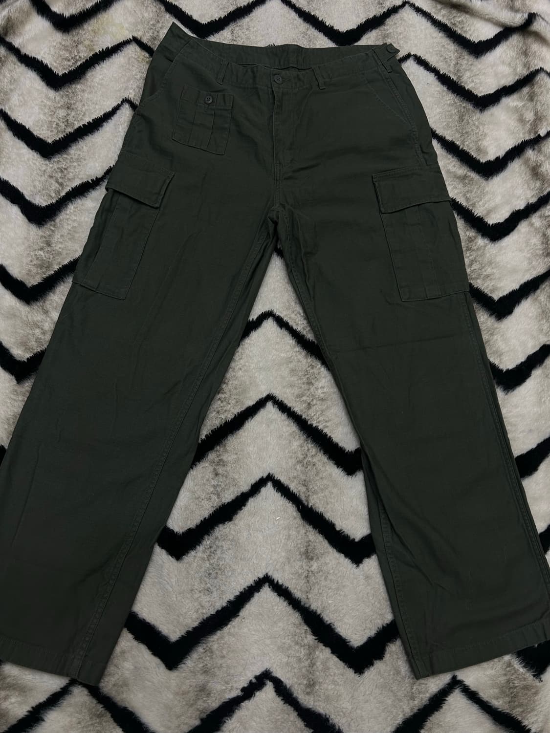 [34]무신사스탠다드 브리티쉬 아미 카고 팬츠/카키 상품이미지1