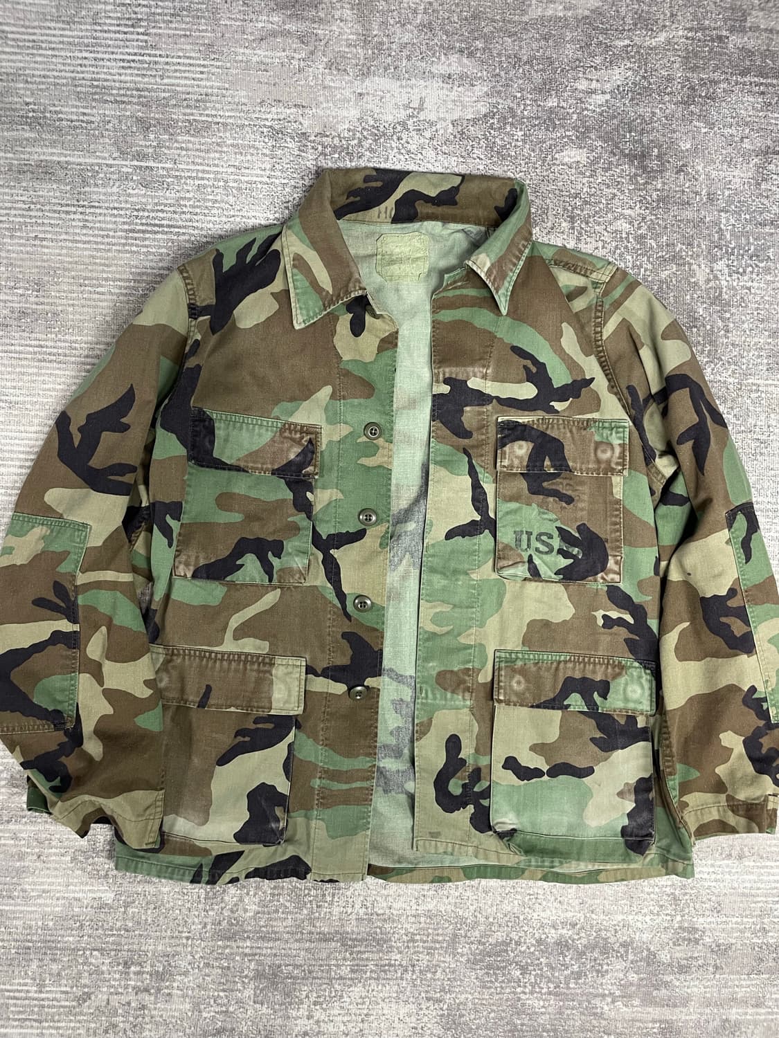 80s US ARMY BDU USMC 스텐실 상품이미지1