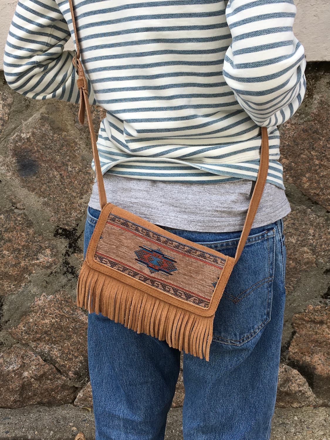 MINNETONKA fringe suede bag 상품이미지9