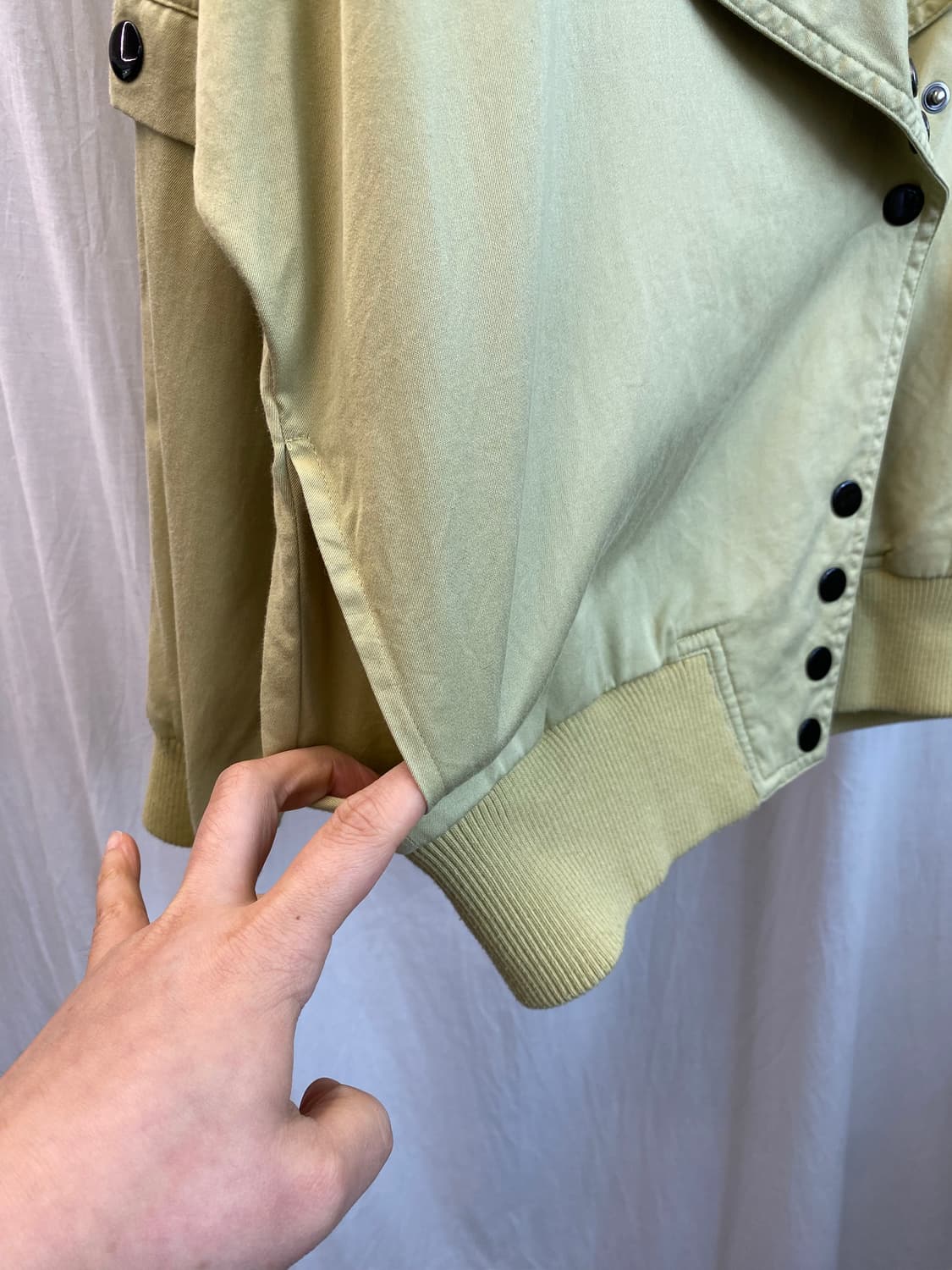 연두 가오리핏 점퍼(M-L) 상품이미지9