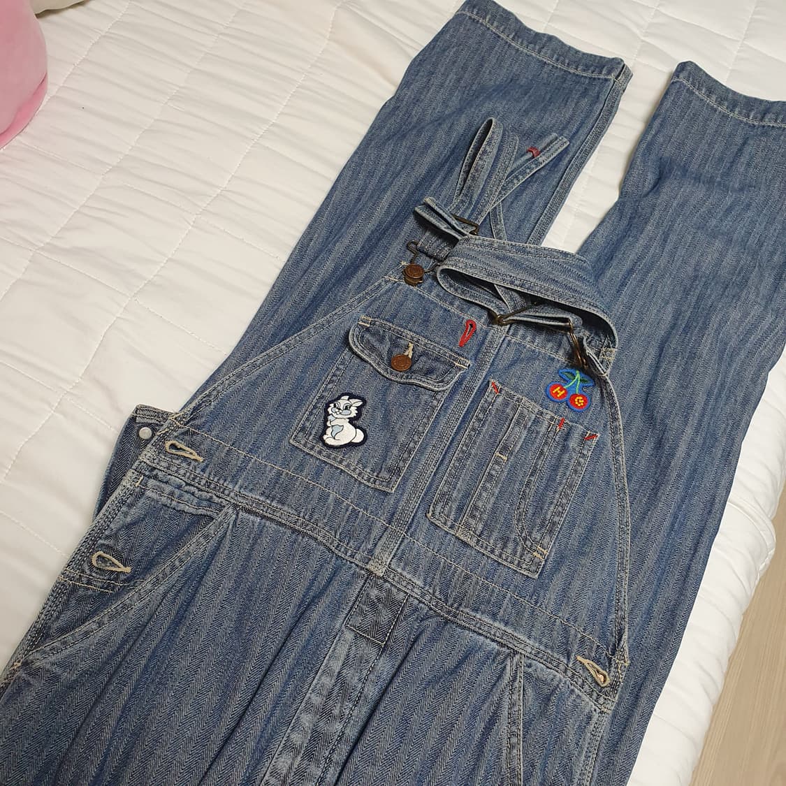 Hysteric Glamour 멜빵 오버롤 팬츠 상품이미지2