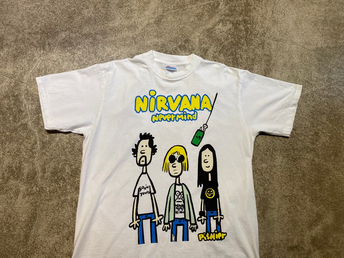 빈티지 너바나 프린팅 티셔츠 상품이미지2