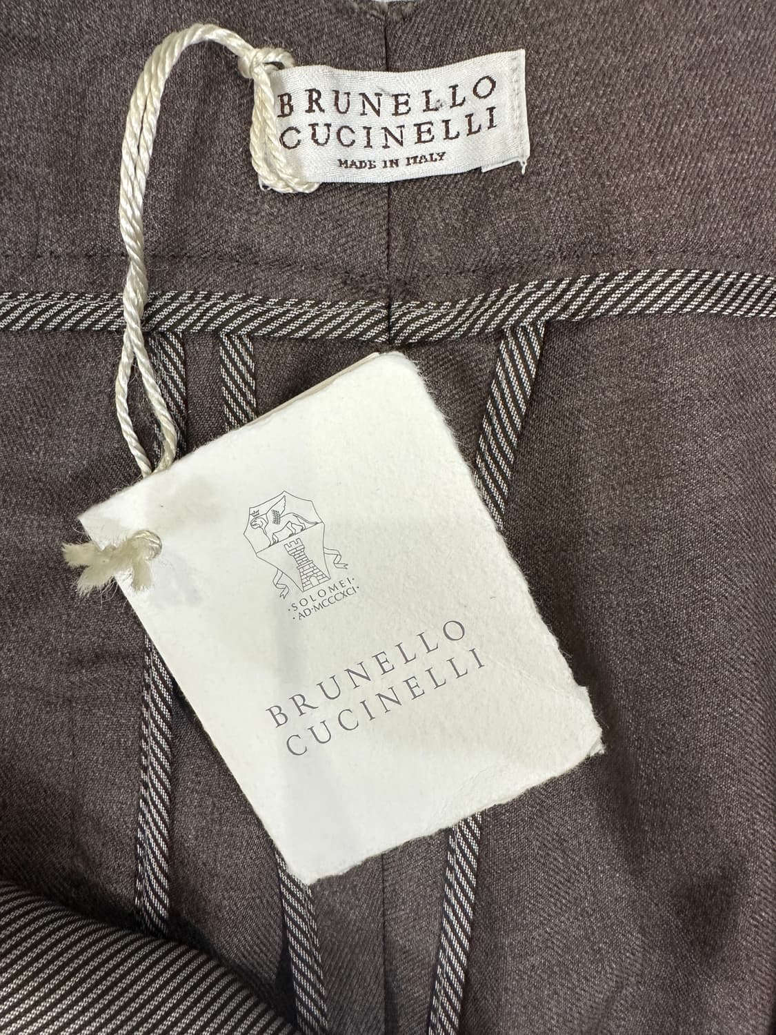 브루넬로 쿠치넬리 스트레치 슬랙스 울 여성 팬츠 상품이미지4