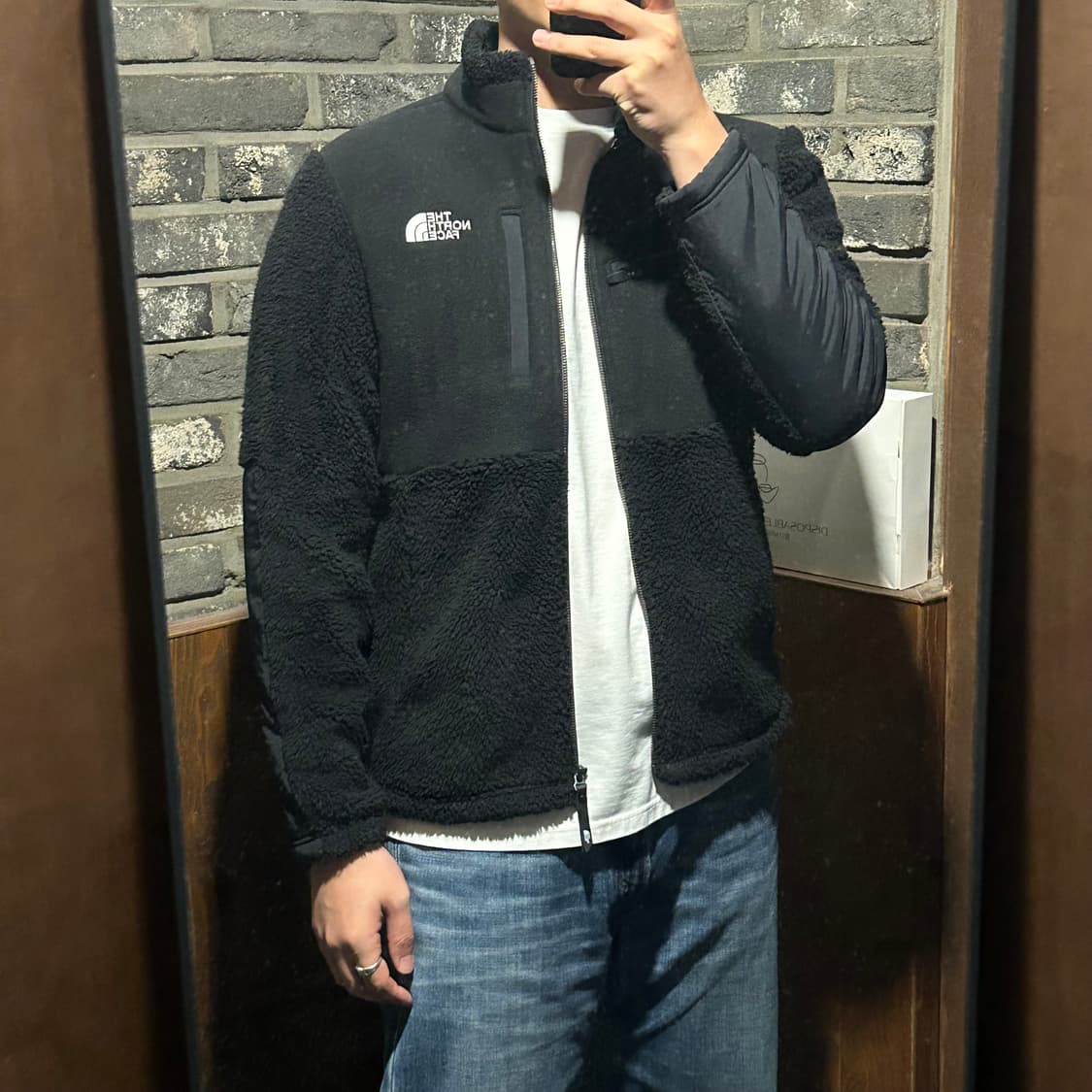 M) 노스페이스 플리스 자켓 블랙 상품이미지9
