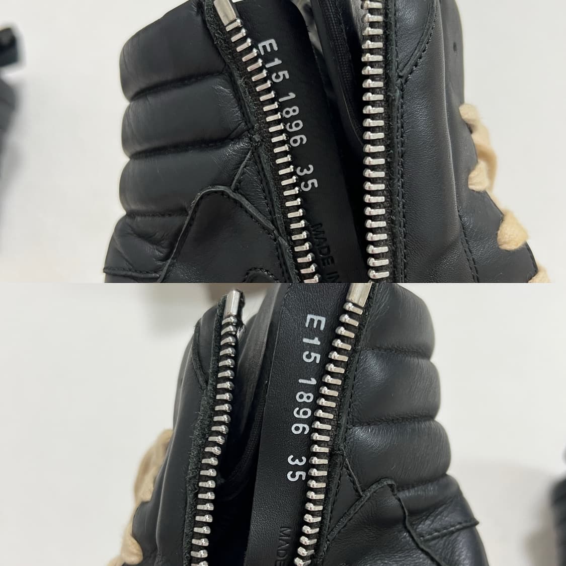 릭오웬스 15SS 지오바스켓 모노크롬 LPO 검검흰 상품이미지10