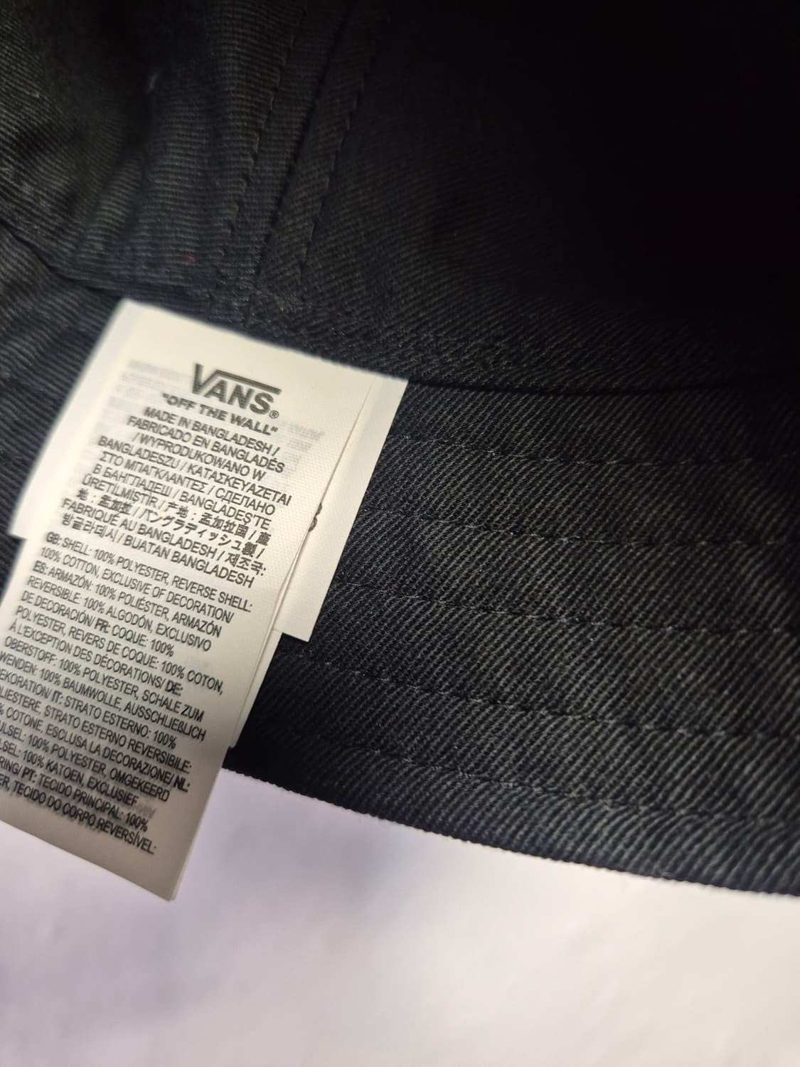 *무료배송* 반스 체커보드 버킷햇 S사이즈  (새상품) 상품이미지4