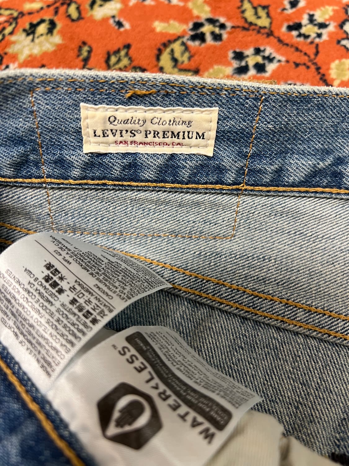 [31] 리바이스 501 빅E 프리미엄 라이트블루 데님팬츠 상품이미지4