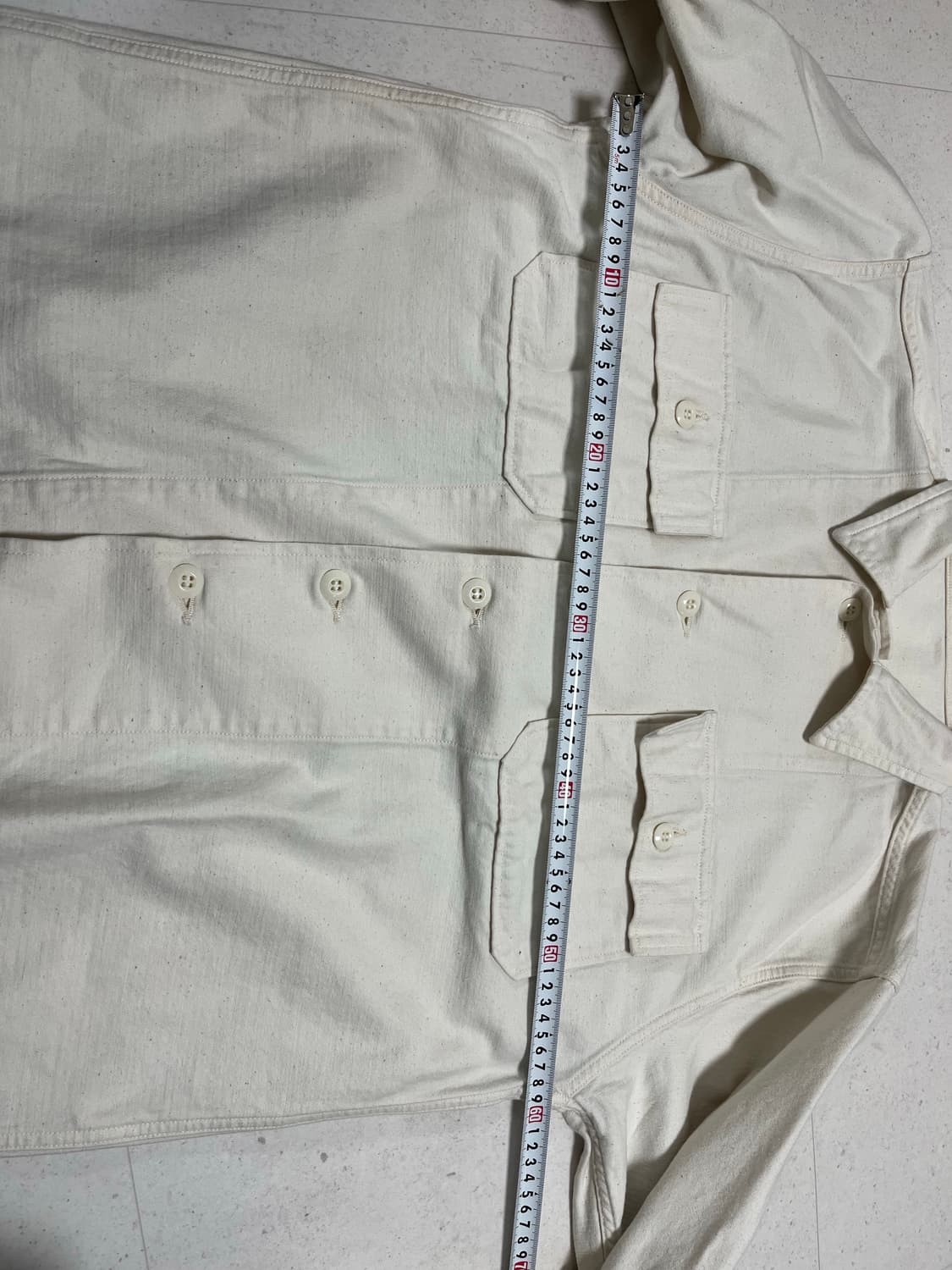 [40] 풀카운트 유틸리티 셔츠 에크루 상품이미지8