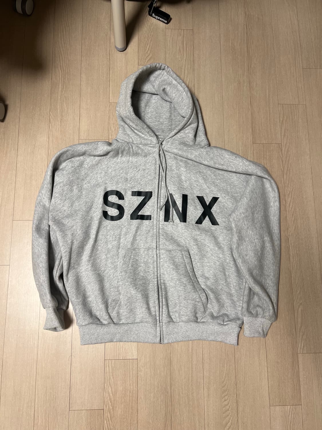 yzy SZNX 그레이 후드 3사이즈 상품이미지1