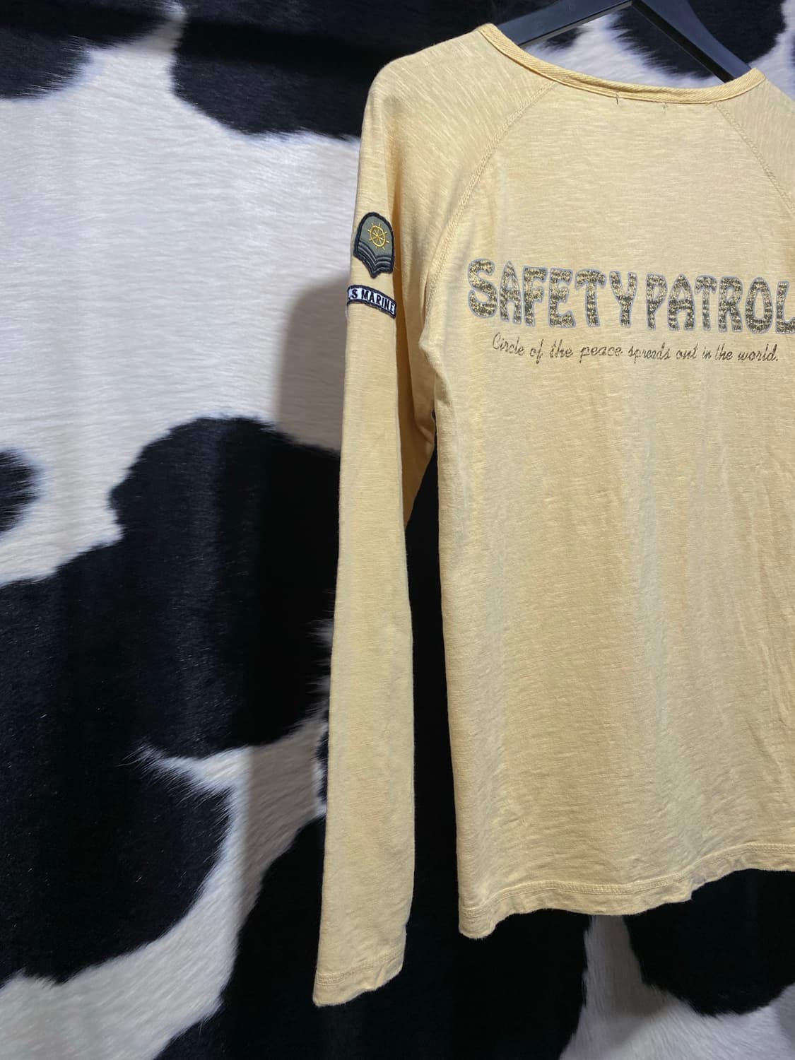 Underwraps 빈티지 레터링 브이넥 롱슬리브 상품이미지8