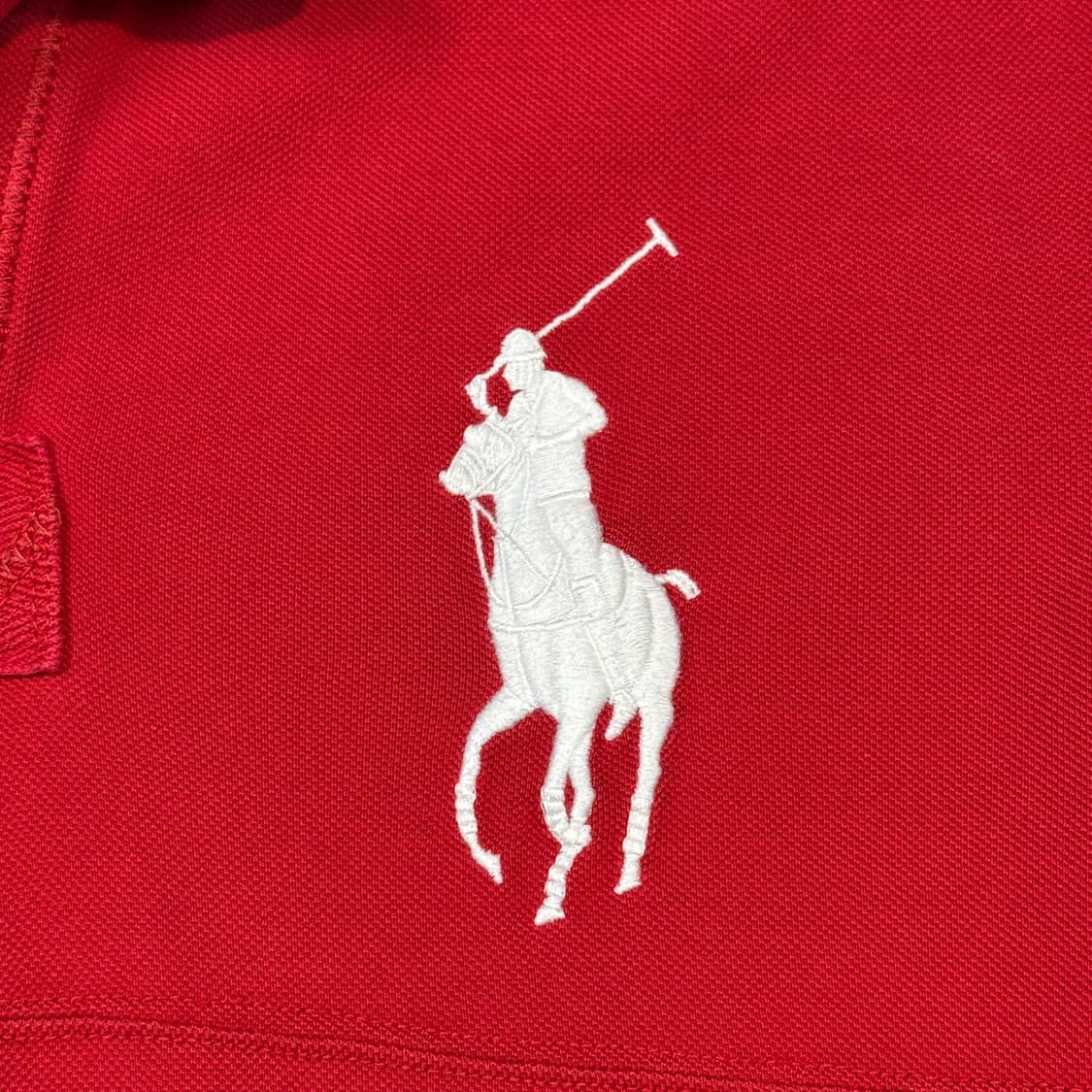 XL) 폴로 랄프로렌 빅포니 패치워크 PK 카라티 상품이미지5