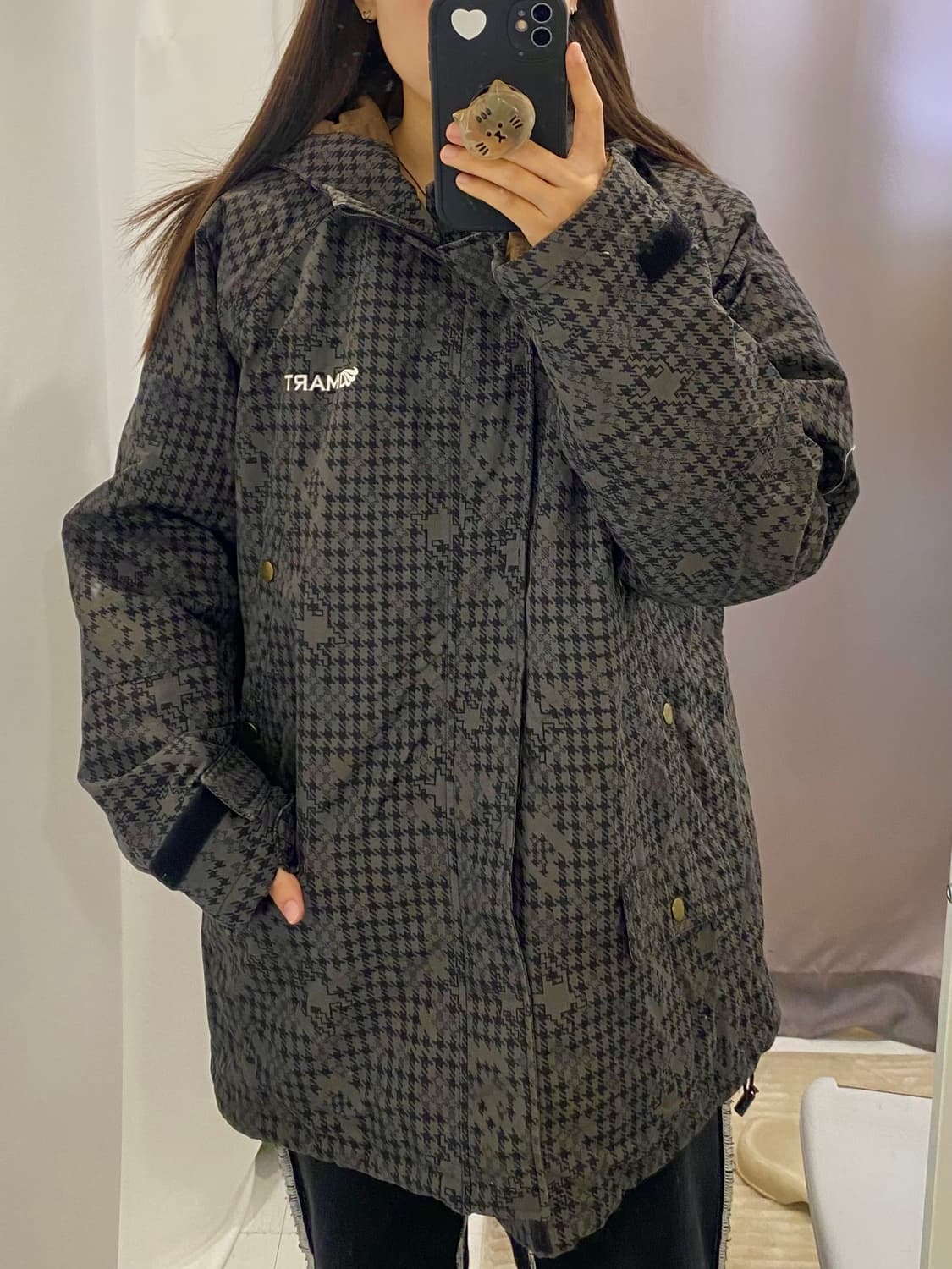 JOE ROCKET 패턴 후드 패딩 자켓 / 빈티지 아웃도어 상품이미지4