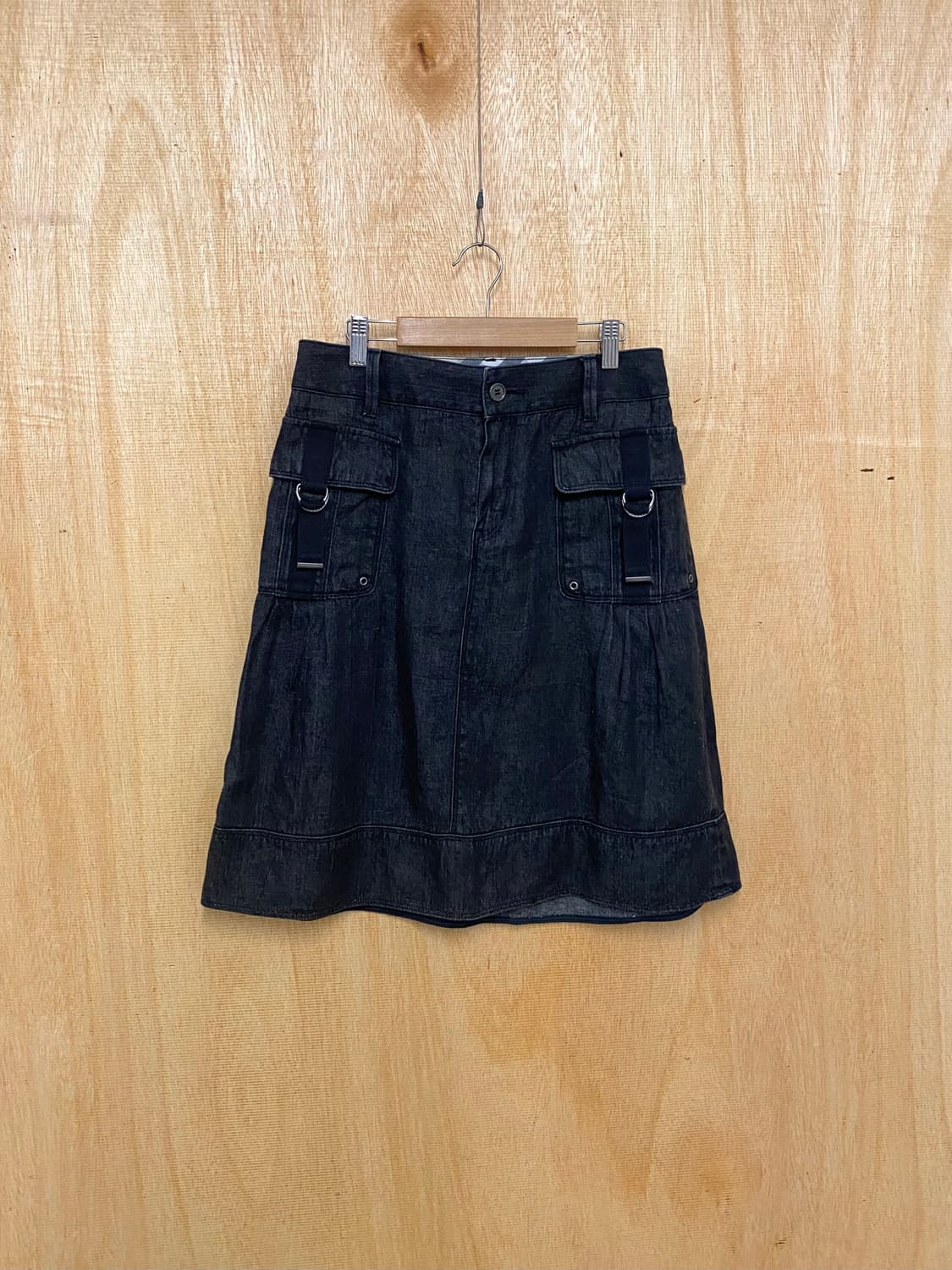 BURBERRY denim skirt 버버리 데님 미디스커트 상품이미지3