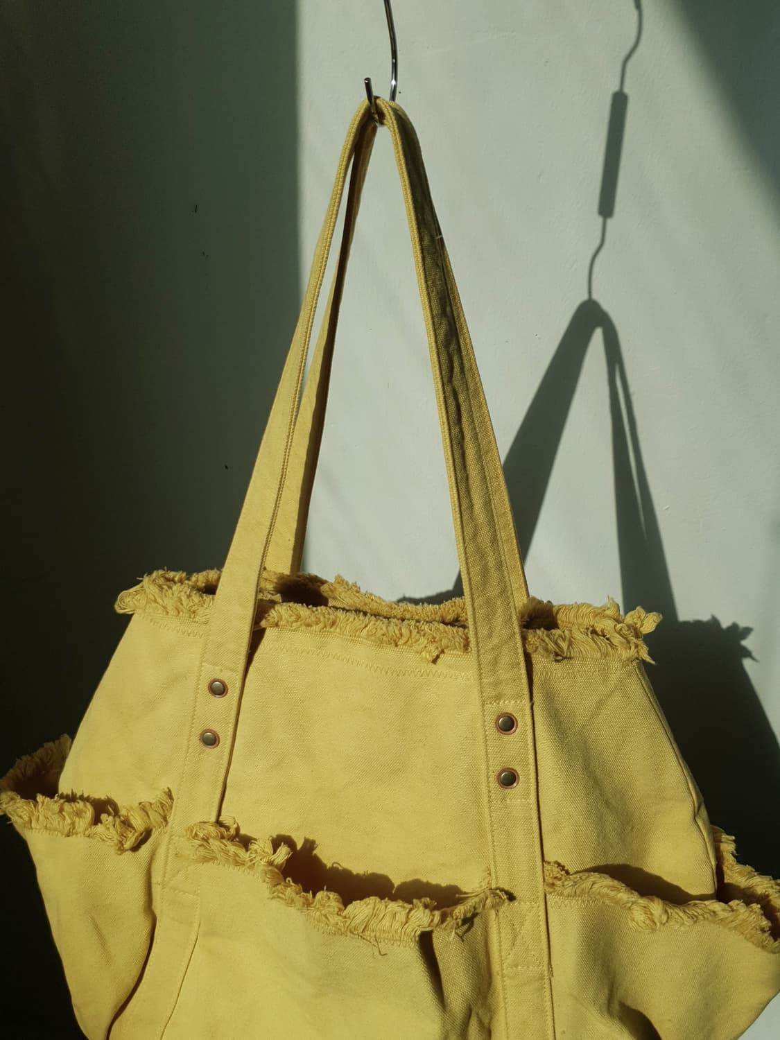 KAPITAL Fringe Canvas Tote Bag 상품이미지5