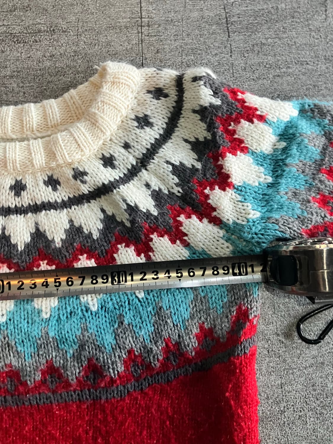 일본빈티지 올드스쿨아메카지 혁오풍 노르딕 니트스웨터 상품이미지2