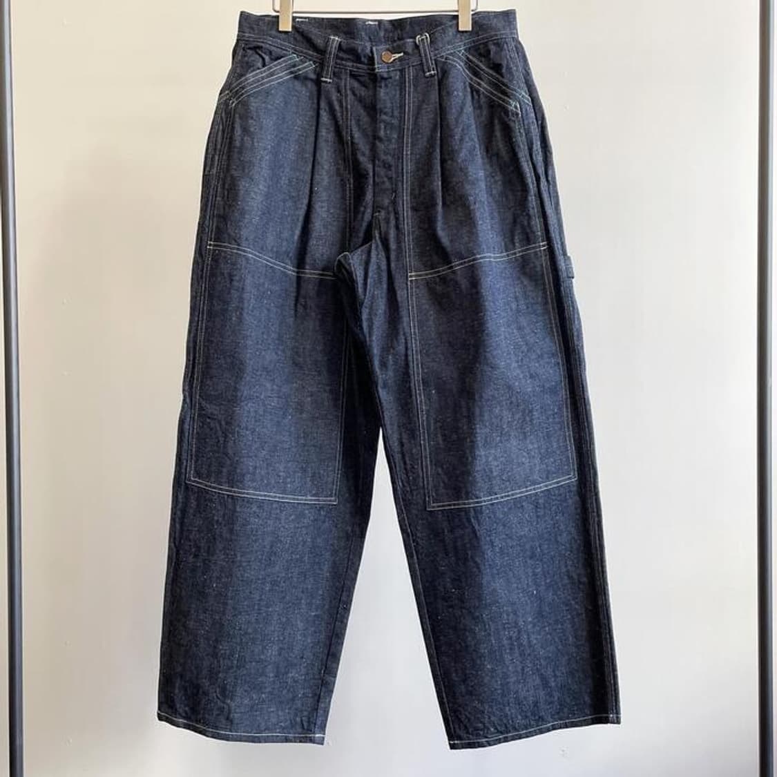 [L] 하버색 더블니 페인터 팬츠 인디고 상품이미지1