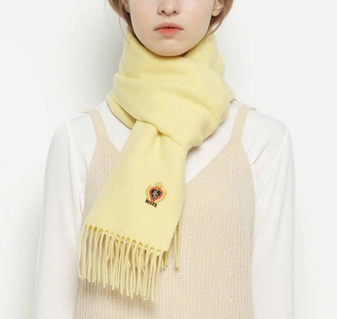 에이본 Wool 100 Royal muffler lemon 상품이미지4