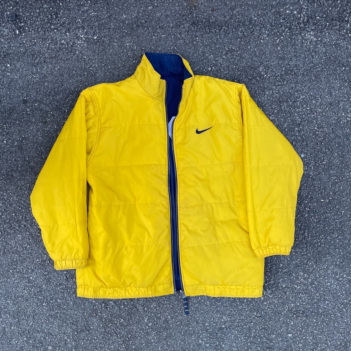 90s 나이키 리버시블 올드스쿨 빅로고 점퍼 자켓 XL 상품이미지7