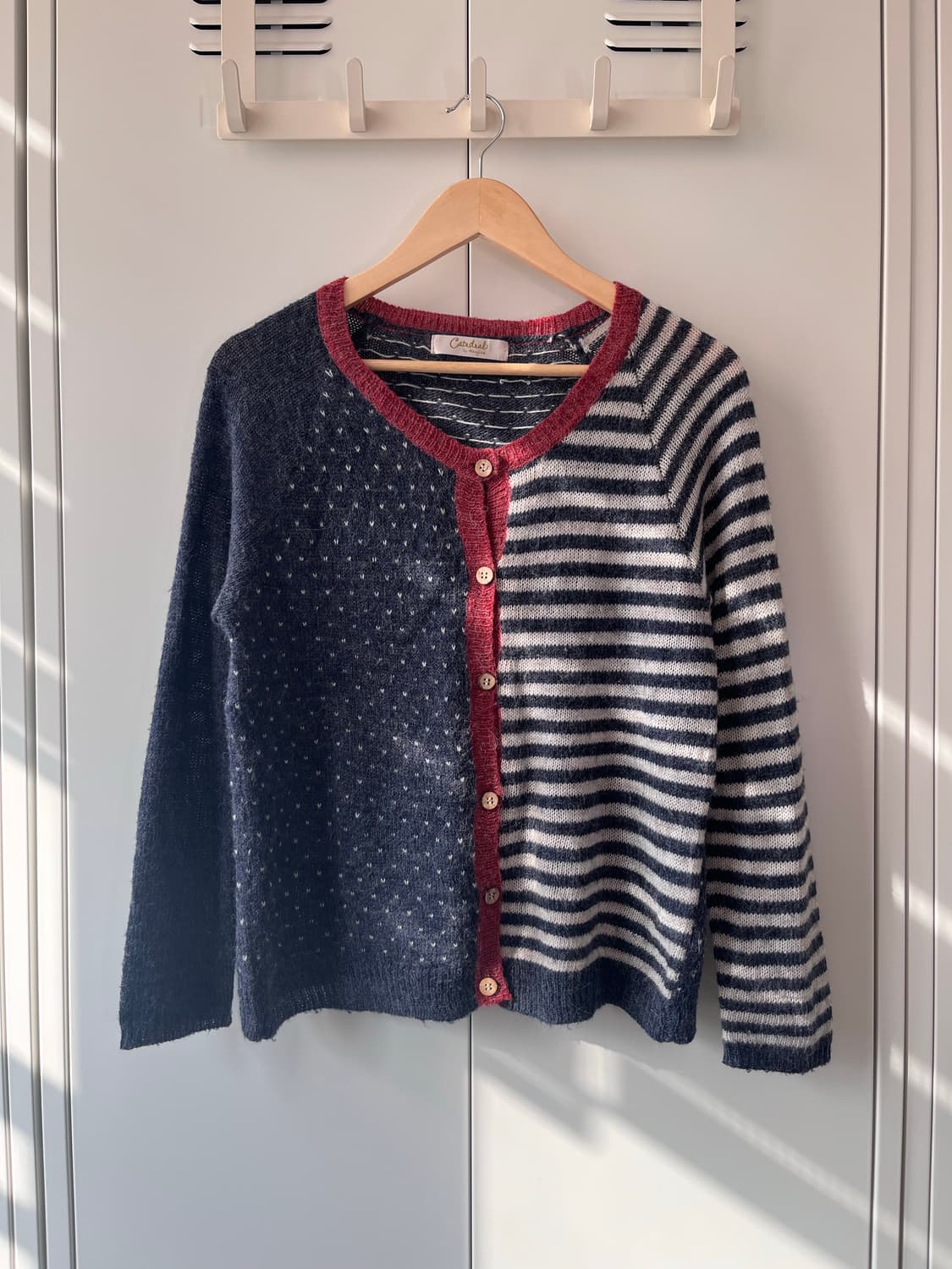 Catedral 믹스 패턴 니트 가디건 상품이미지2