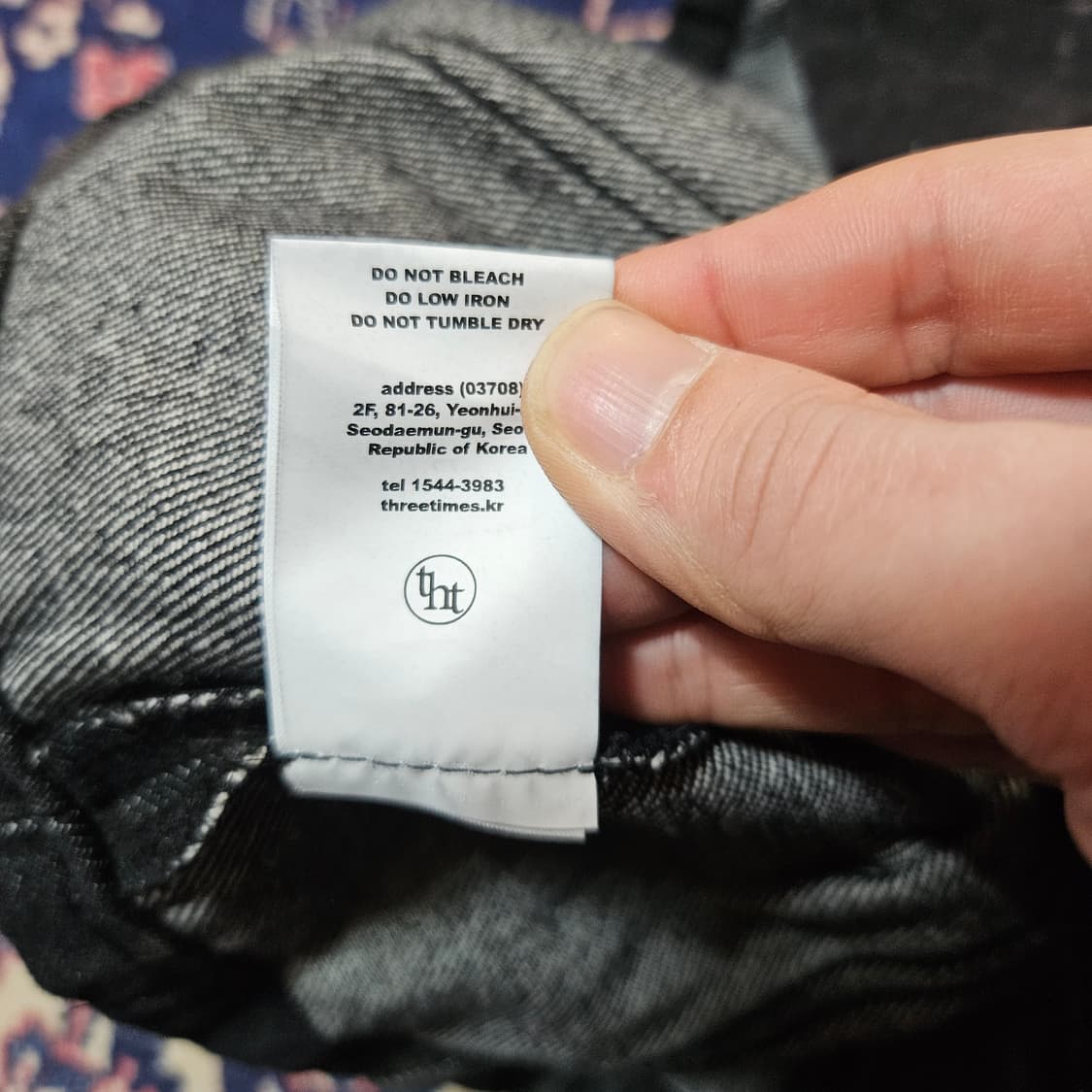 쓰리타임즈 루시퍼 데님 미니 원피스 상품이미지10