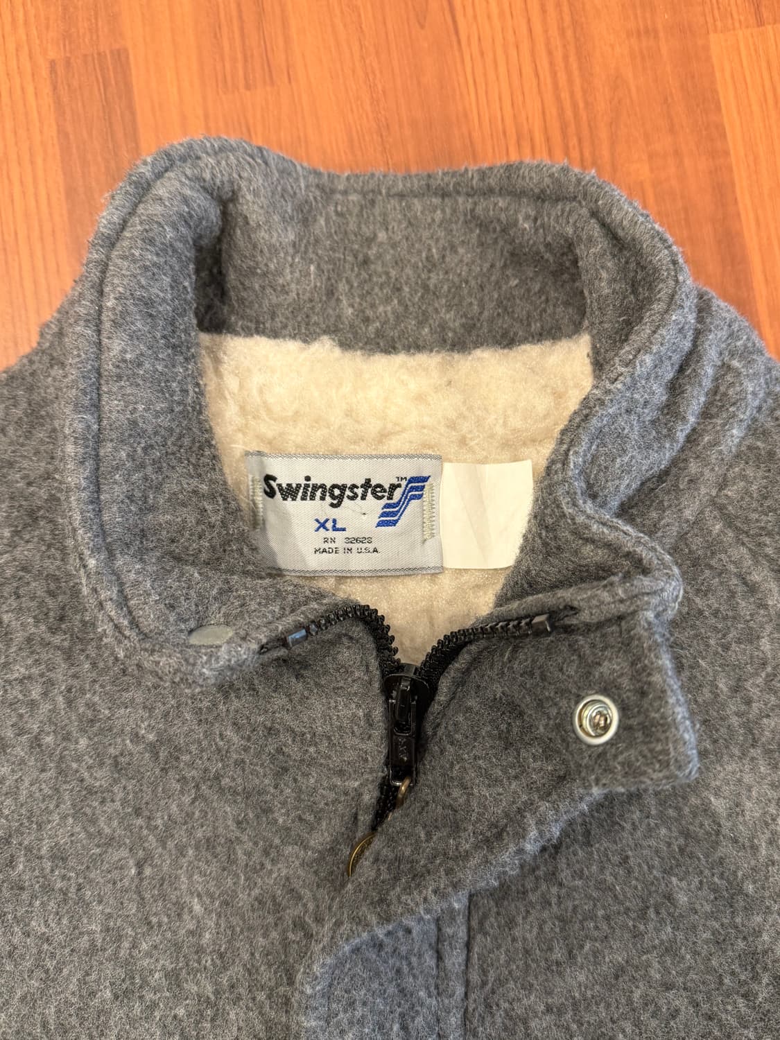 90s Swingster 빈티지 쉐르파 봄버 자켓 (made USA) 상품이미지10