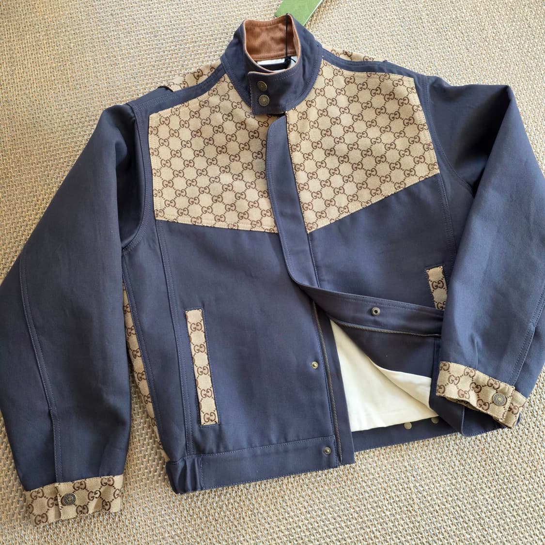 GUCCI 구찌 클래식 GG패턴 헤링턴 칸바스 워크자켓
 상품이미지1