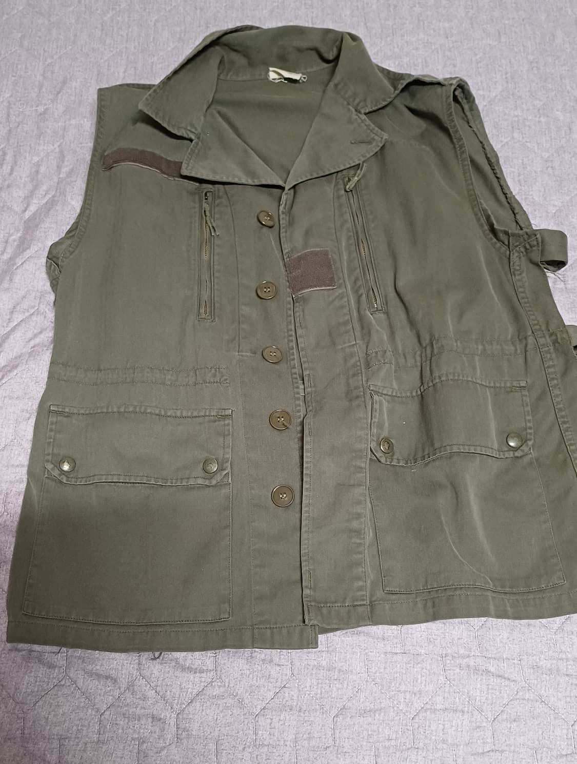 오리지널 프랑스군 민소매 조끼 상품이미지1