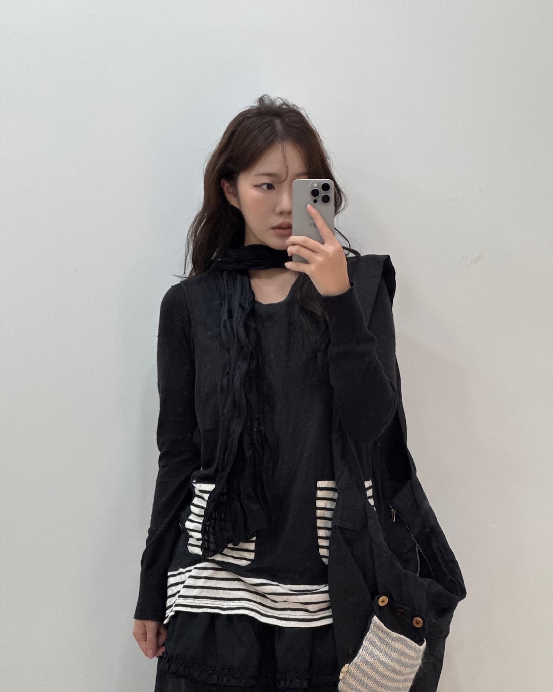 빈티지 코디세트! 모리걸, 크로스백, 슬리브리스, 레이어드 상품이미지2