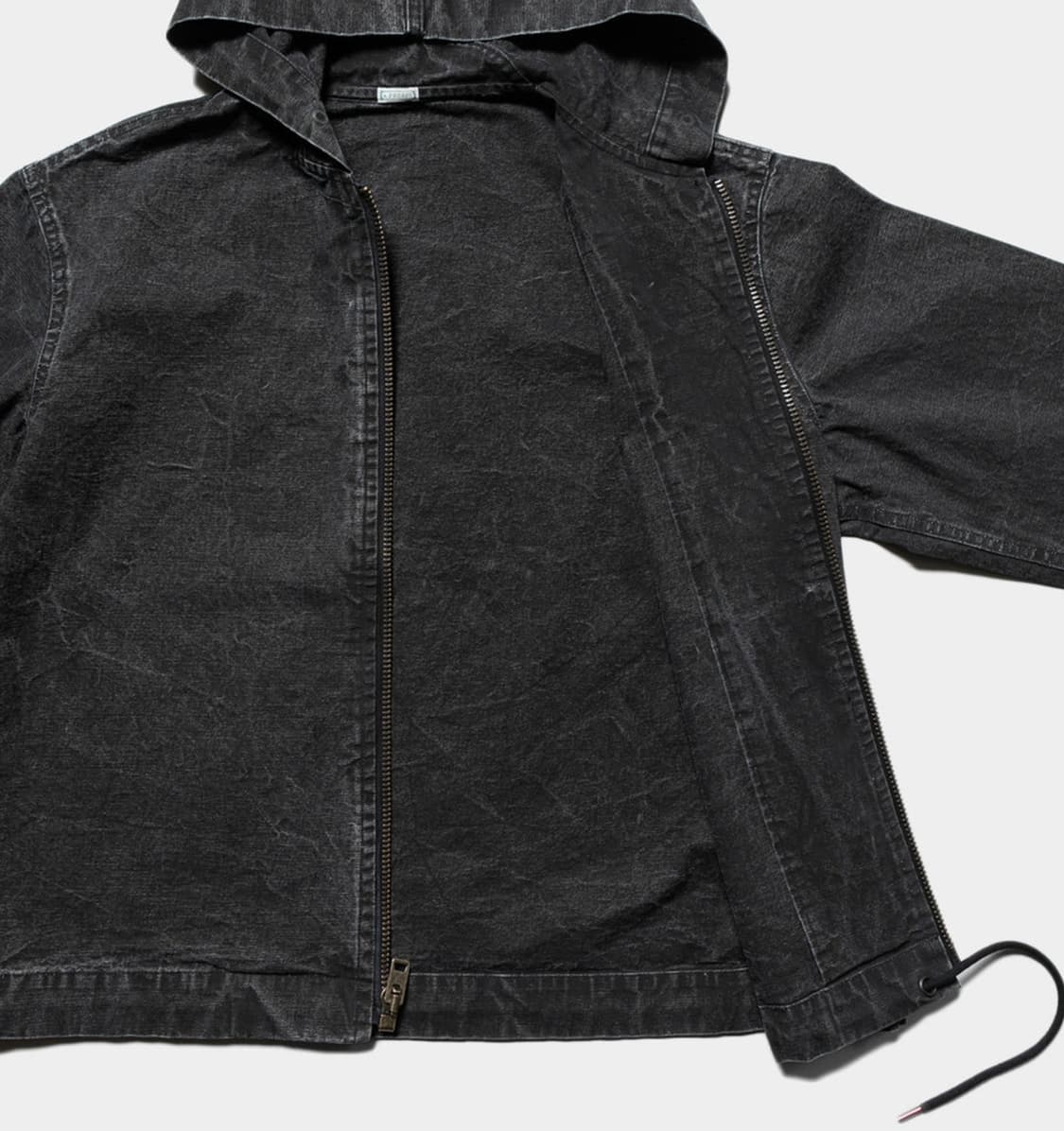 A.PRESSE VINTAGE US NAVY ZIP HOODIE 상품이미지5