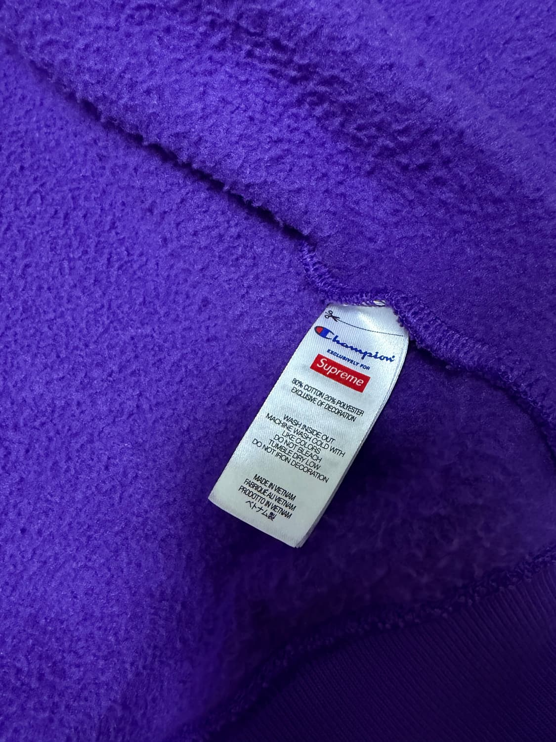 슈프림 챔피온 후드 집업 상품이미지2