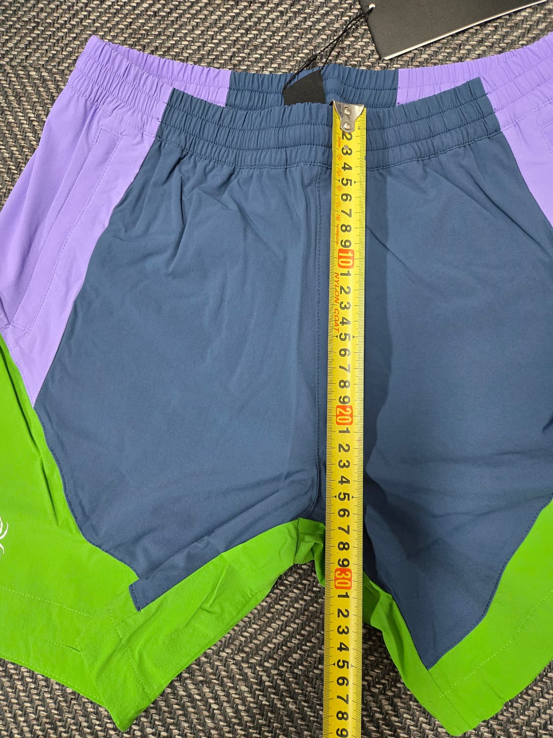 스파이더 컬러블록 우븐 반바지 상품이미지7