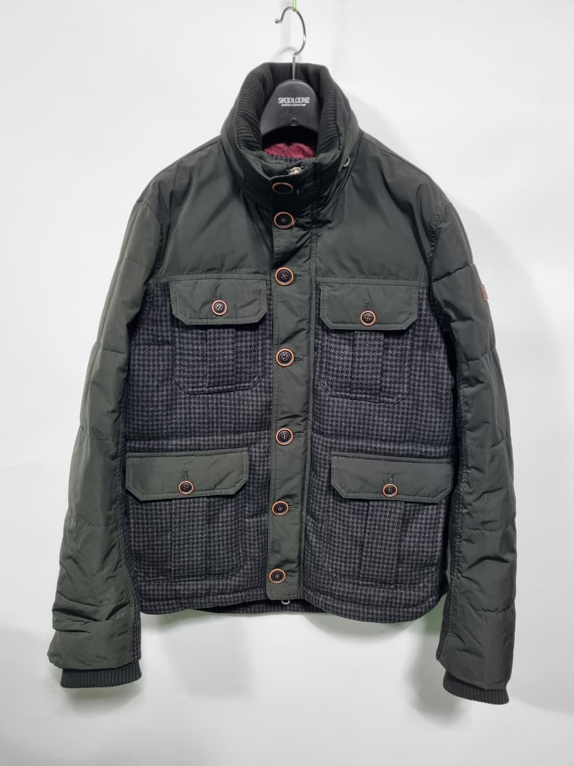 (매장정품)아르마니진 순모배색 패딩자켓 100 상품이미지1