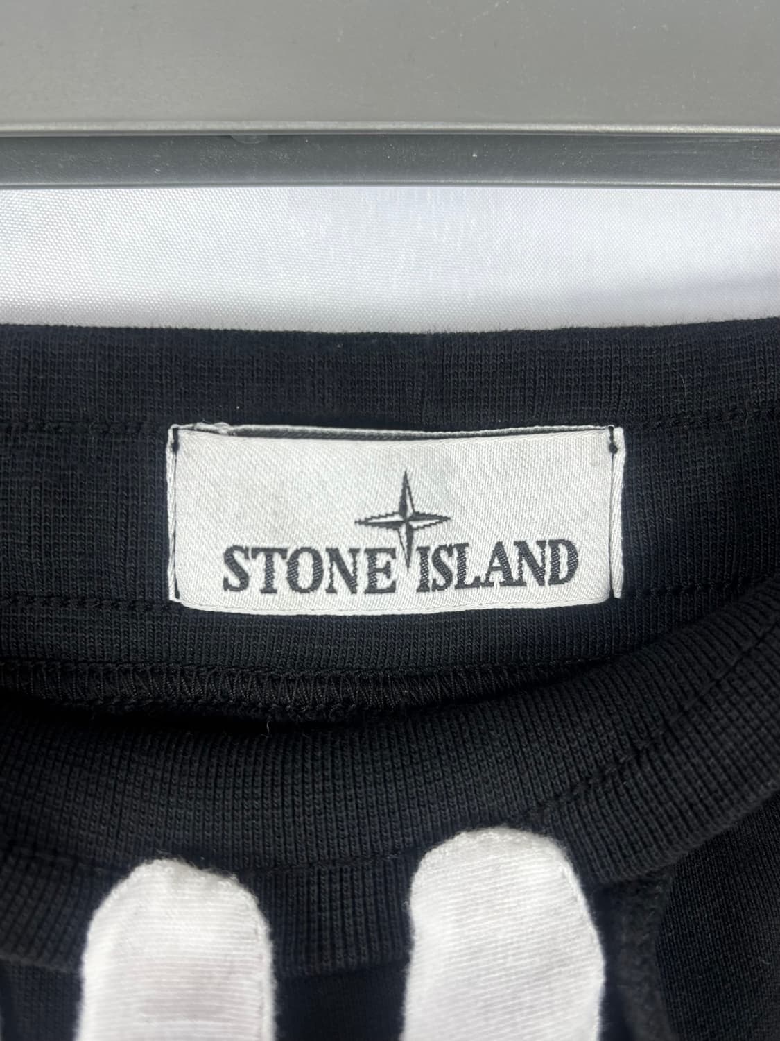 (25SS)스톤아일랜드 오가닉 버뮤다 쇼츠 반바지 블랙L 상품이미지3