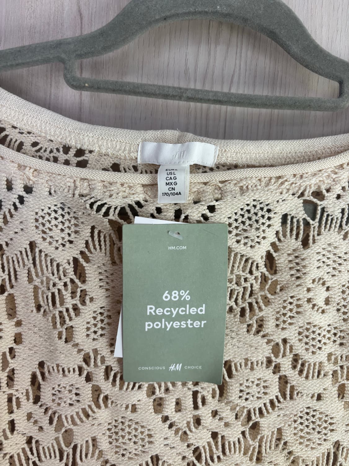 h&m 레이스탑 새상품 라지사이즈 상품이미지2