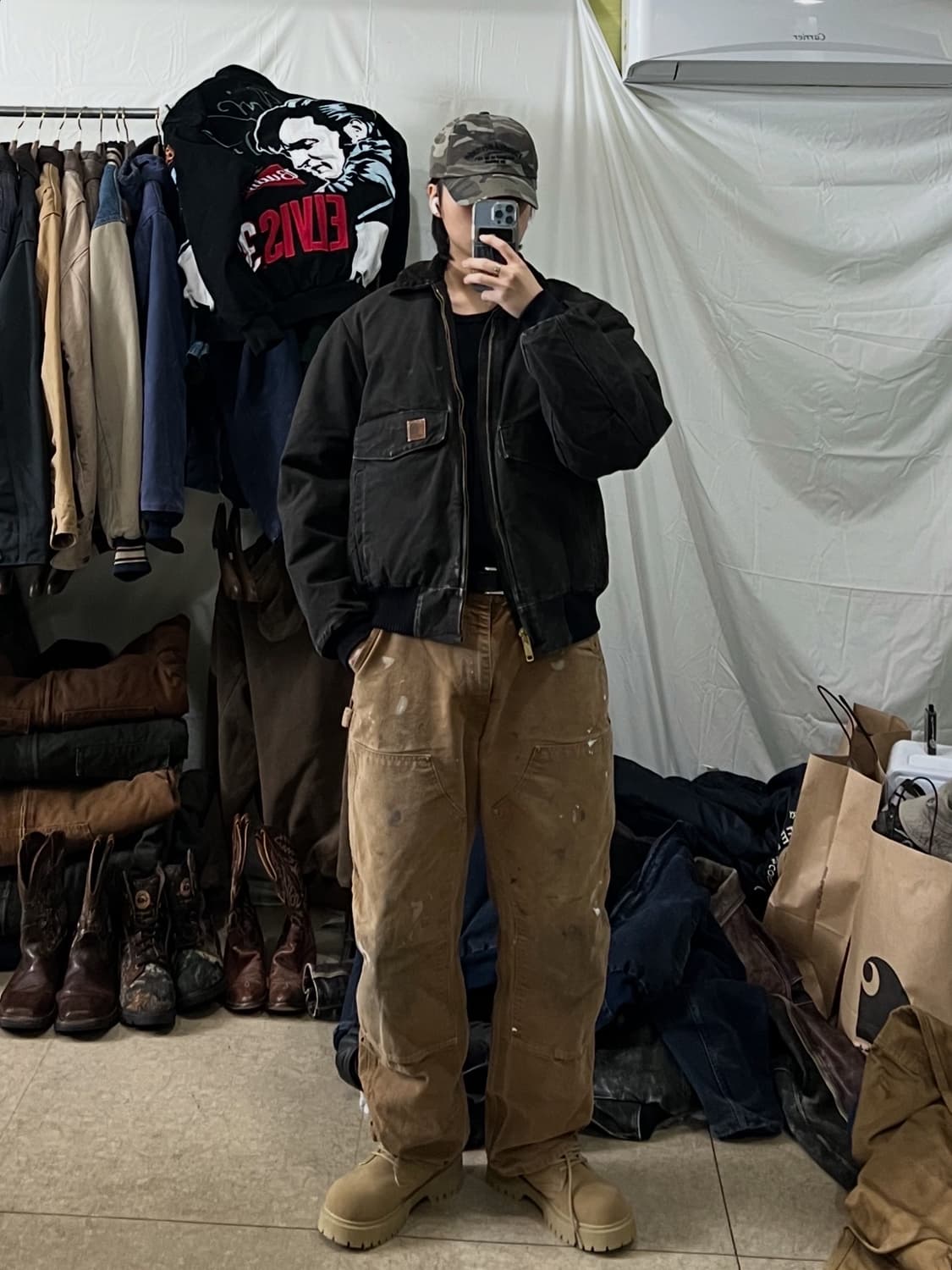 칼하트 J165 워크 자켓 상품이미지4