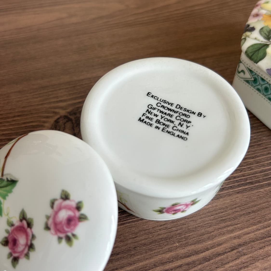 영국 빈티지 크라운포드 보석함 트링켓 상품이미지3