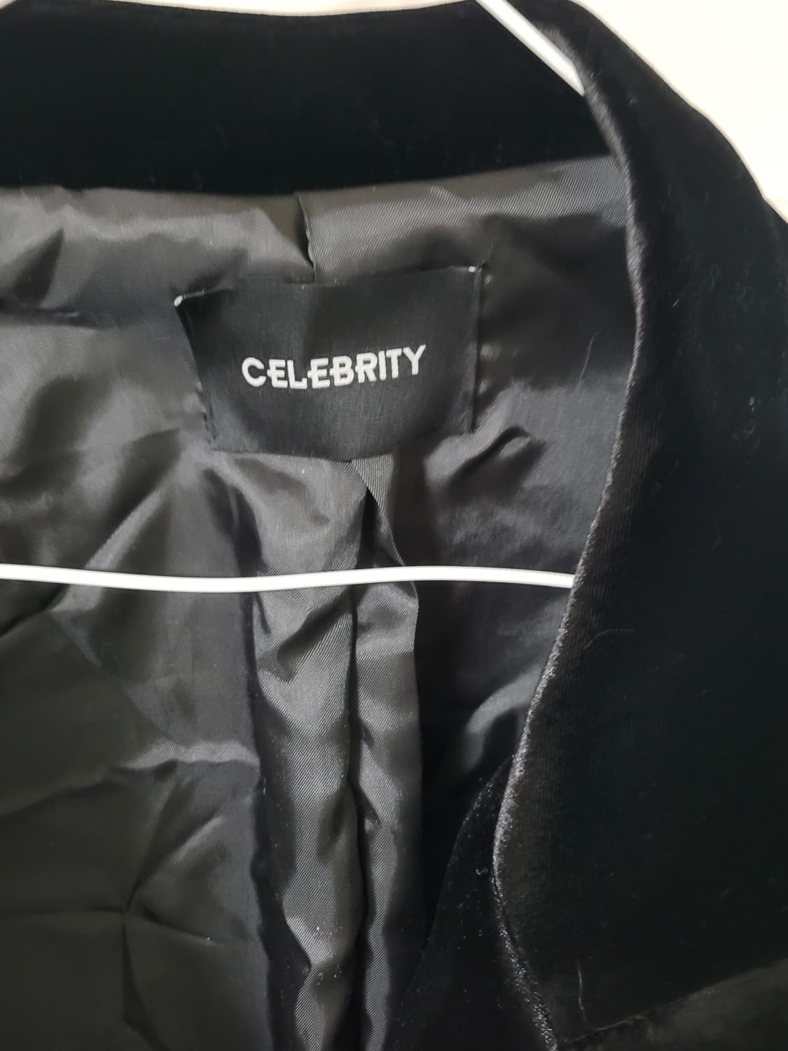 셀레브리티 벨벳 진주 자켓 상품이미지3