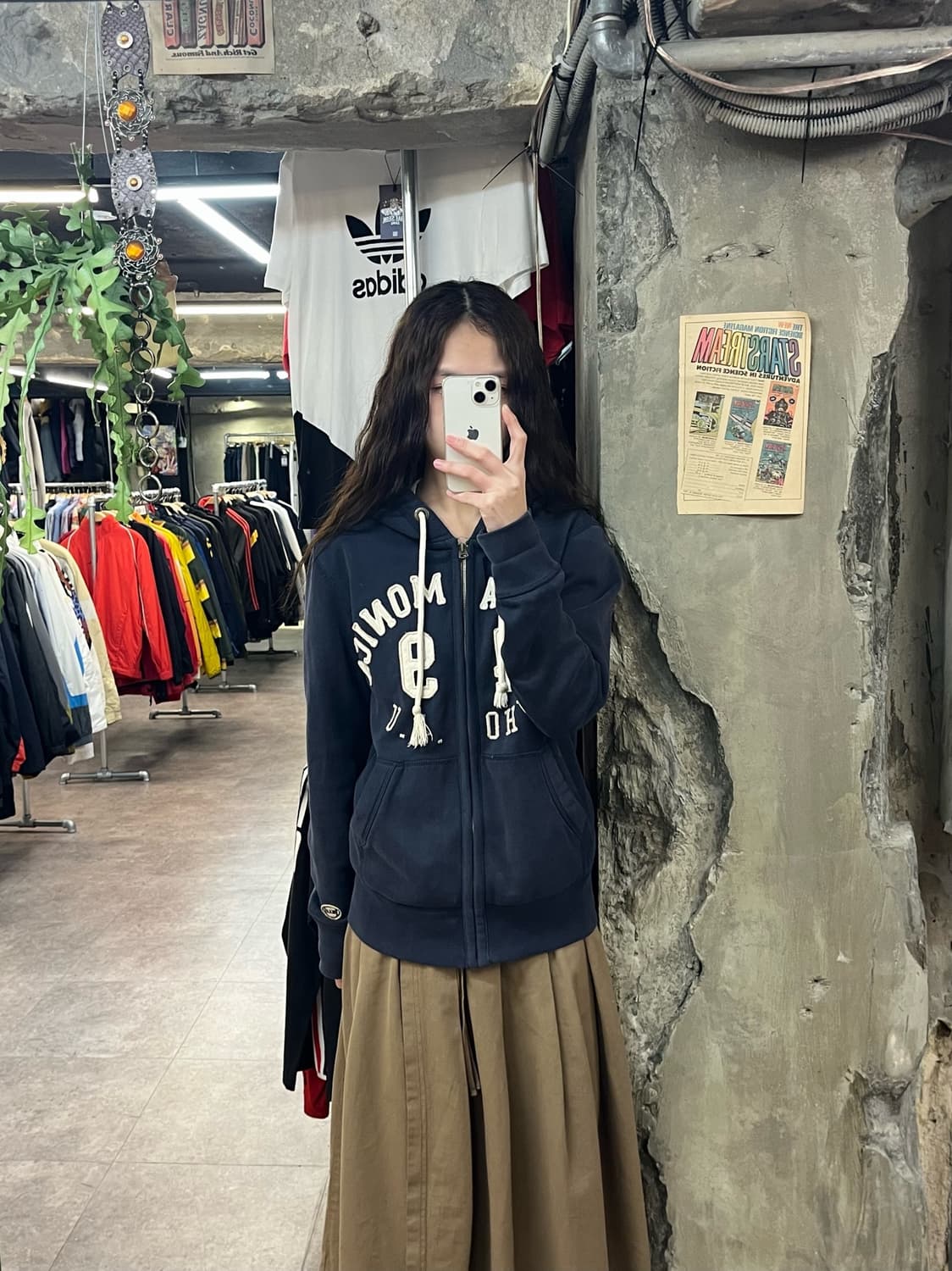 후아유 후드집업 네이비 S #csz1874 상품이미지2