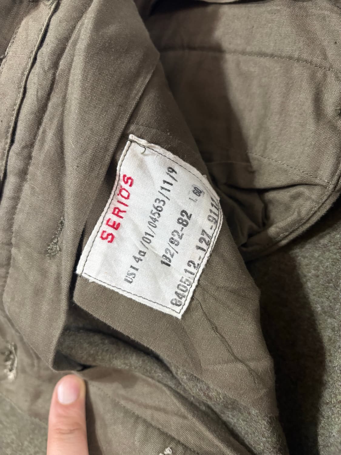 60‘s German Army Wool Field Cargo Pant. 상품이미지7