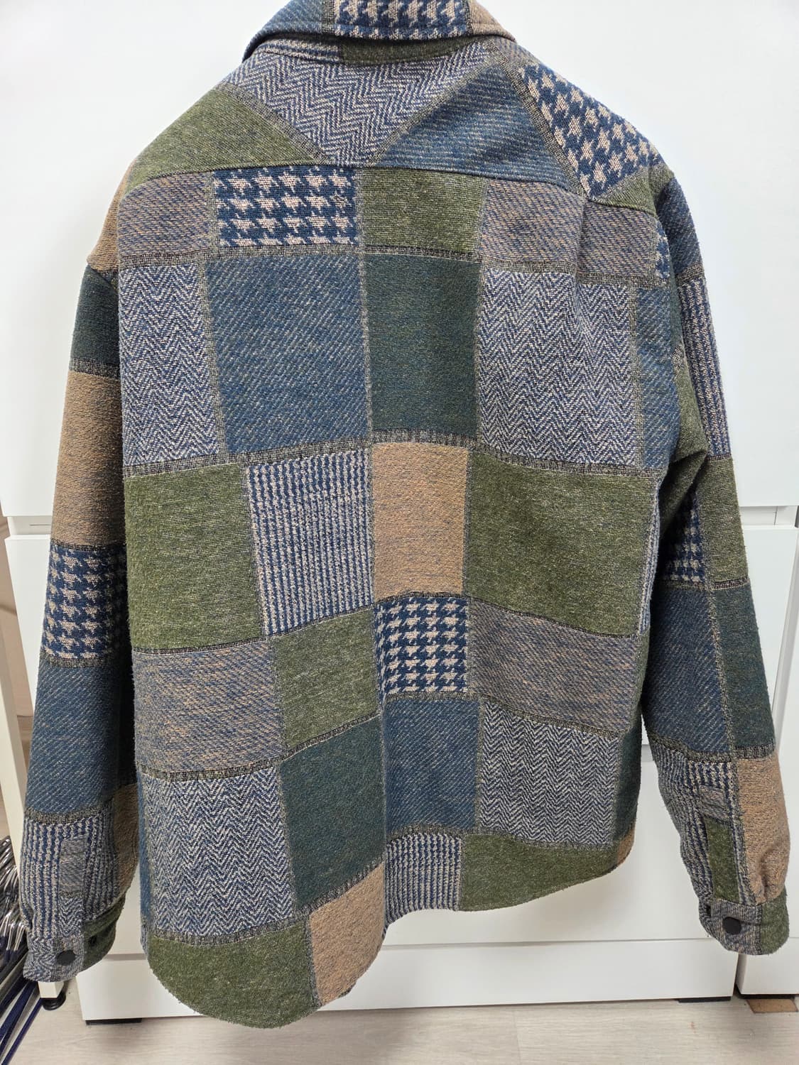 버튼 패치워크 자켓 XL 상품이미지2