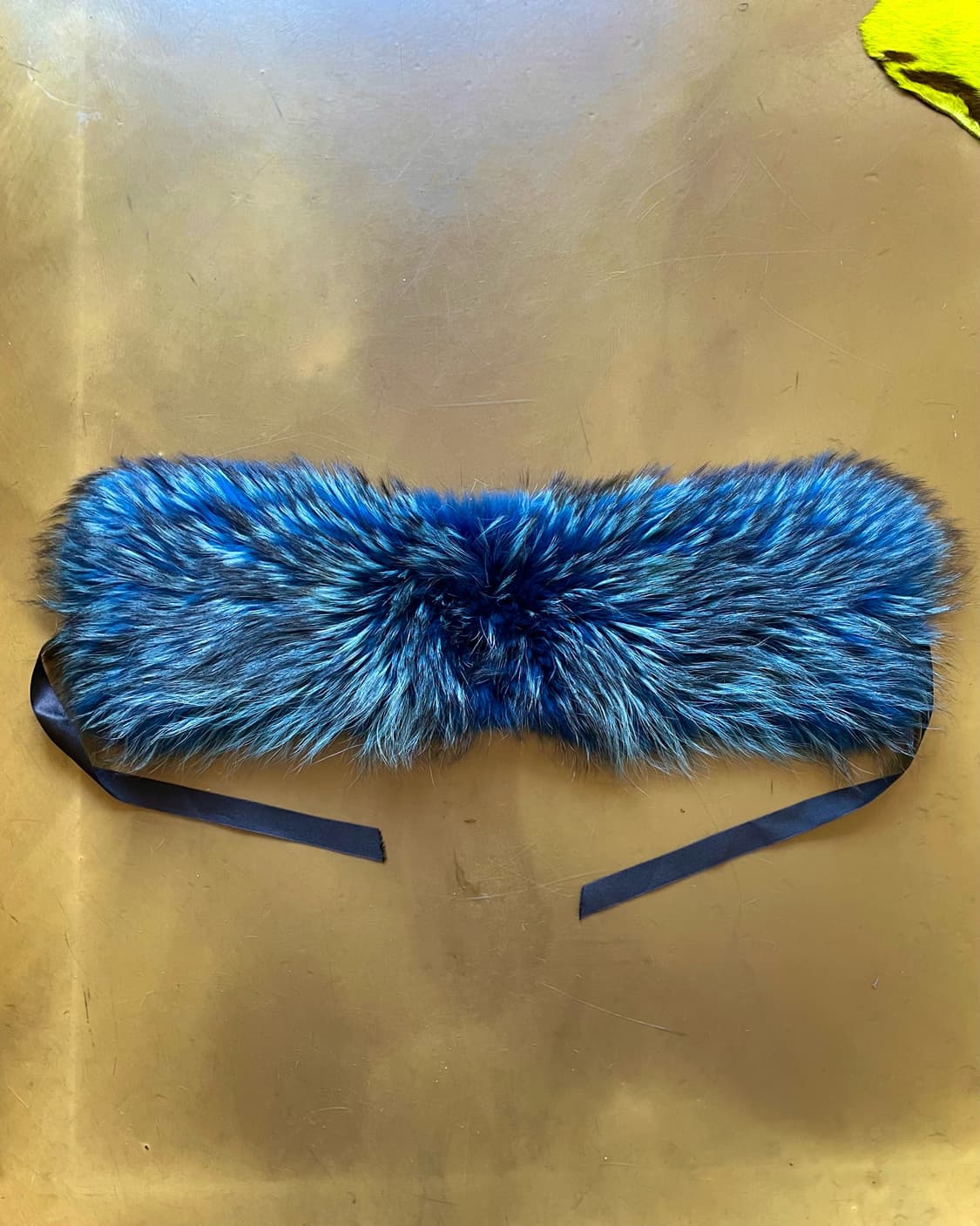 SAGA Furs European Real Fox Blue Scarf 상품이미지7