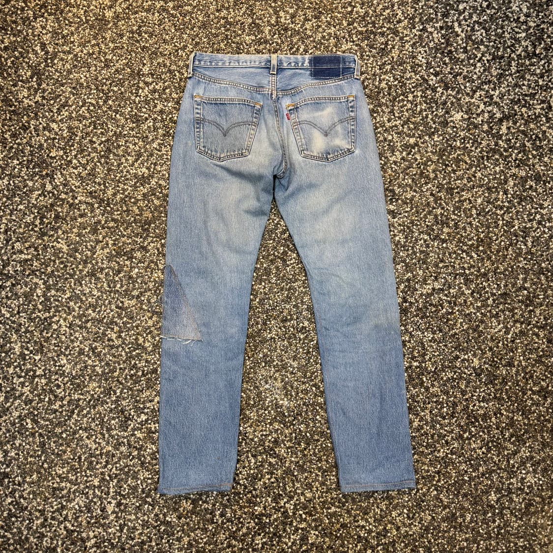 90s 리바이스 501 패치워크 데님 made in USA (30)  상품이미지5