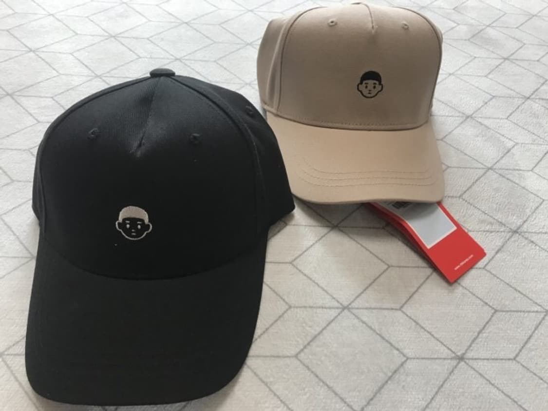 뉴발란스x노리타케 한정판 미사용 볼캡 블랙 & 베이지 상품이미지2