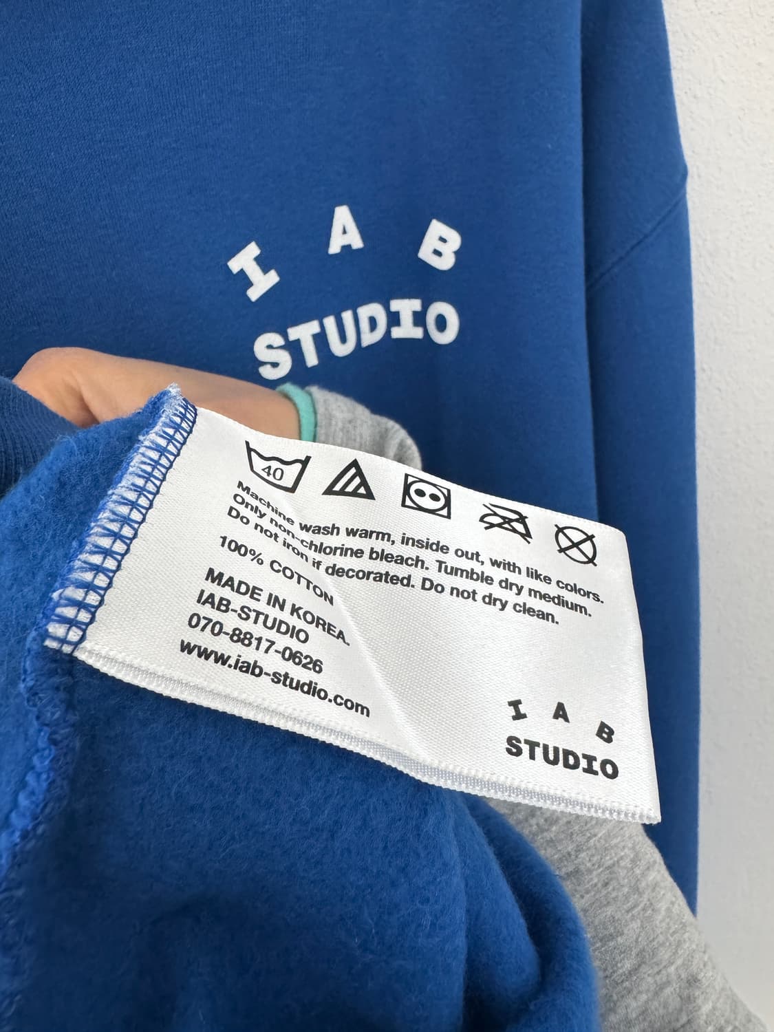 아이앱스튜디오 블루 후드 상품이미지7