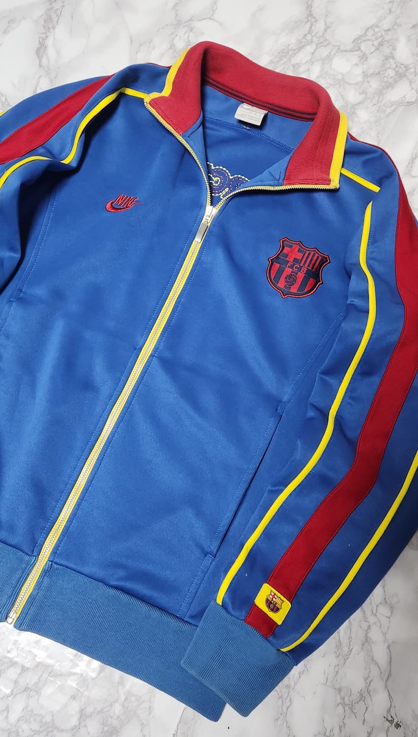 나이키 바르셀로나 08-09 트레이닝 져지 자켓 상품이미지6