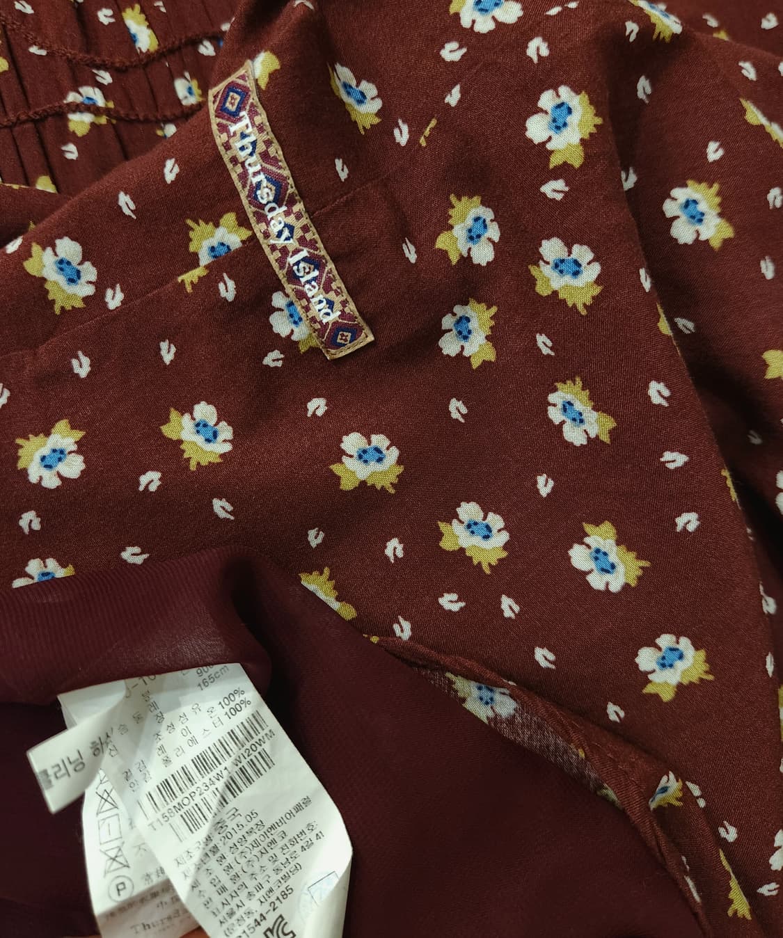 써스데이아일랜드 플라워 미니원피스 상품이미지6