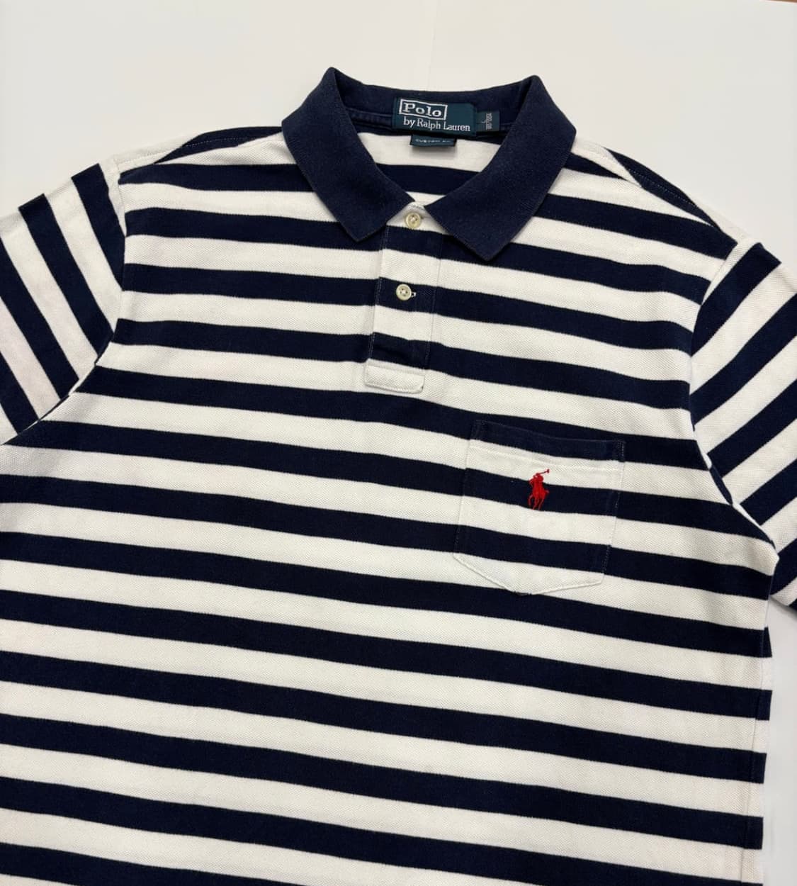 Polo 폴로랄프로렌 스트라이프 카라티 상품이미지1