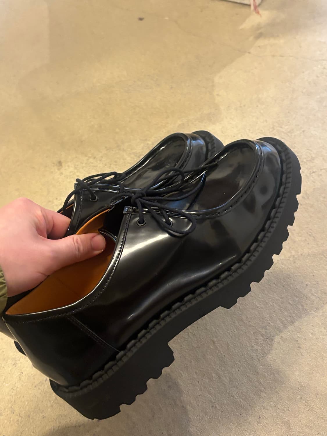 유니클로c 레이스업 슈즈 로퍼 상품이미지5